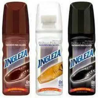 Graxa Líquida para Calçados 60ml – Cera Preta, Marrom e Incolor – Ingleza em Oferta na Shopee