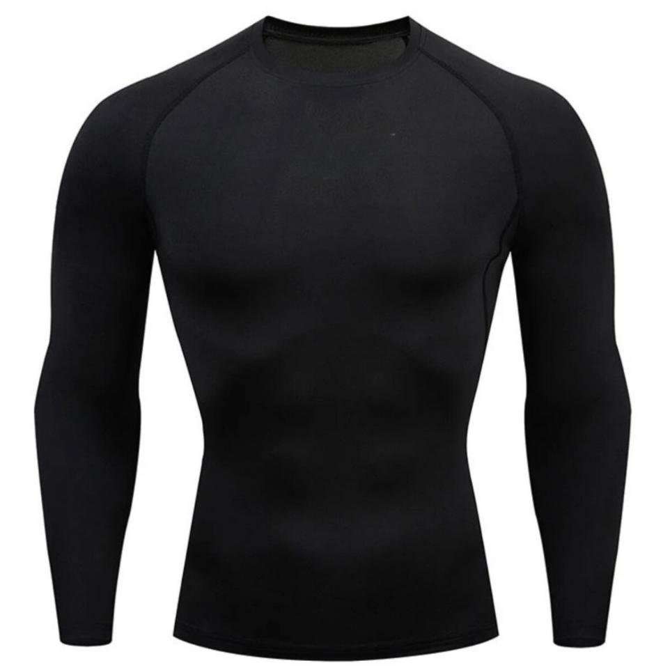 Camisa Camiseta Compressão MANGA LONGA Rash Guard Academia Esportiva Treino Corrida Jiu Jitsu LISA