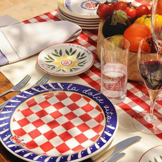 Aparelho De Jantar 20 Peças Oxford Biona Prato de Jantar Prato de Sobremesa Jogo de Jantar