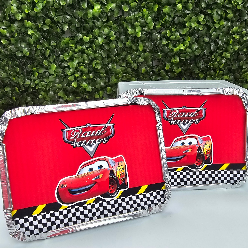 Marmitinha Personalizada CARROS - Personalizados - Festa infantil - Aniversário - Lembrancinha