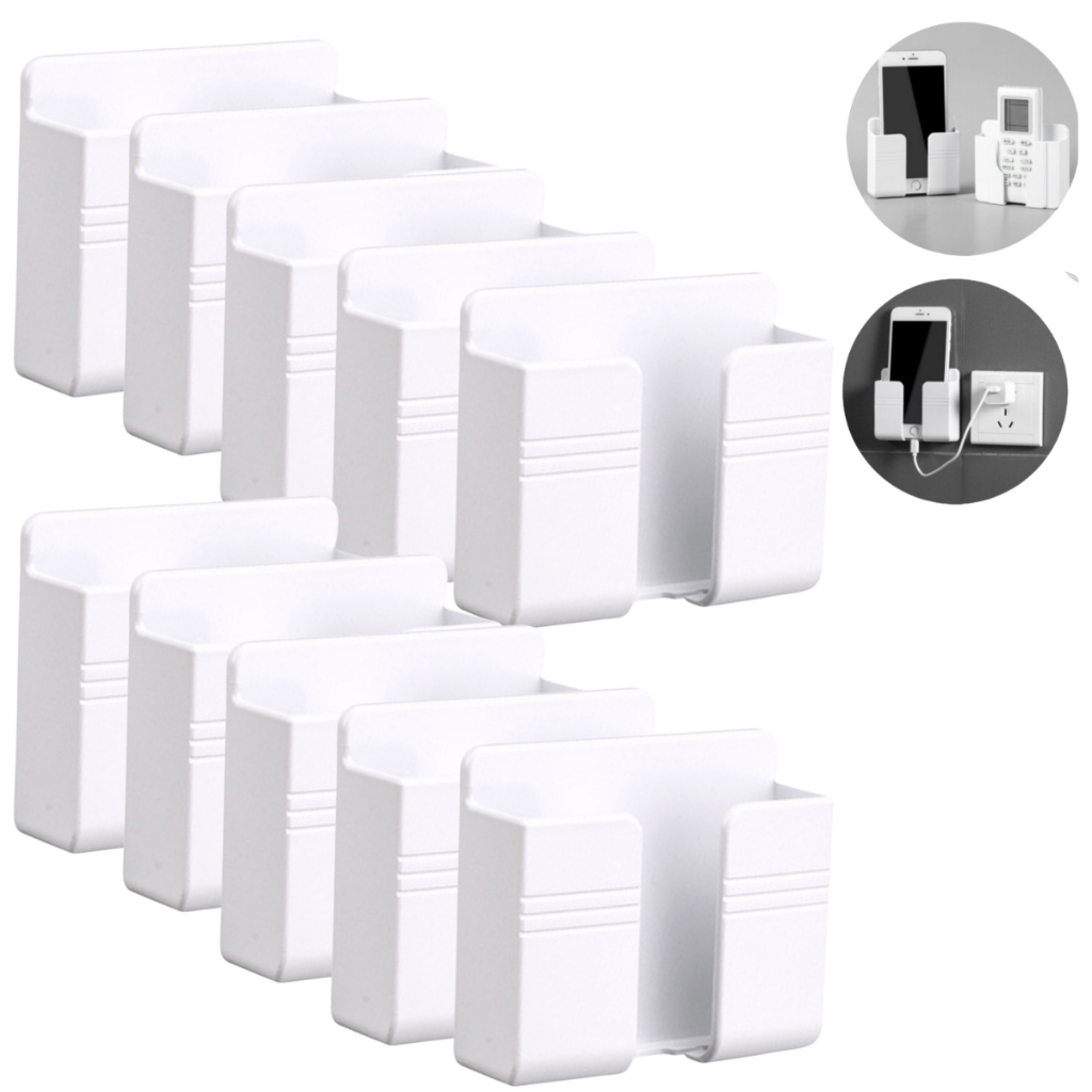 Kit 10/6/5/4/3/2 ou 1 Suporte Celular Parede Para Carregar Multiuso Controle Preto em Oferta na Shopee