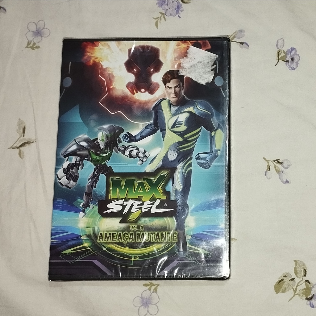 DVD - Max Steel vs A Ameaça Mutante (NOVO - mattel - lacrado - desenho - filme infantil - coleção)
