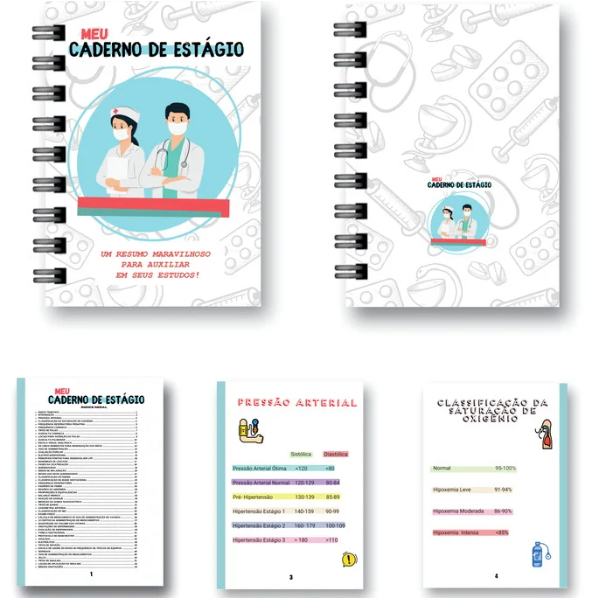 MANUAL DE BOLSO PARA ESTAGIO DE ENFERMAGEM em Oferta na Shopee