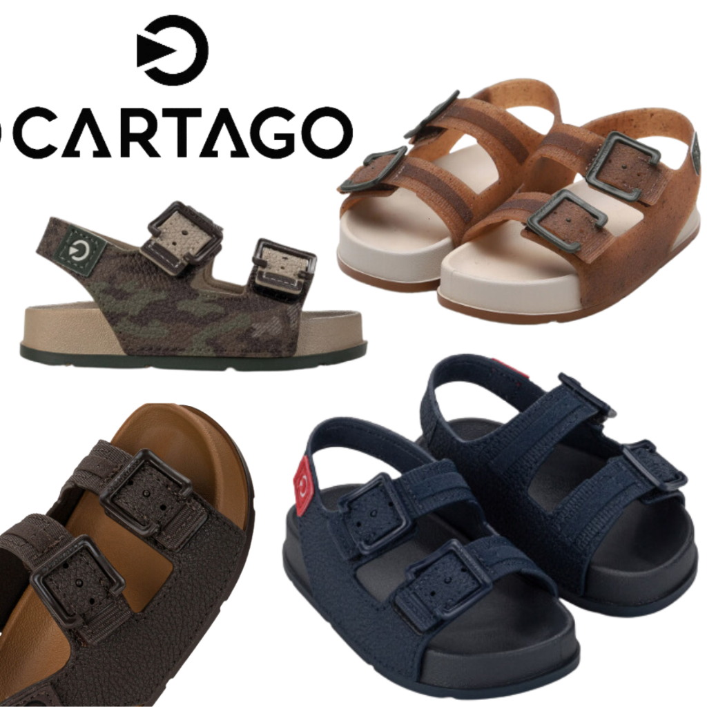Sandália Infantil Cartago Milão Slide Baby Menino Original