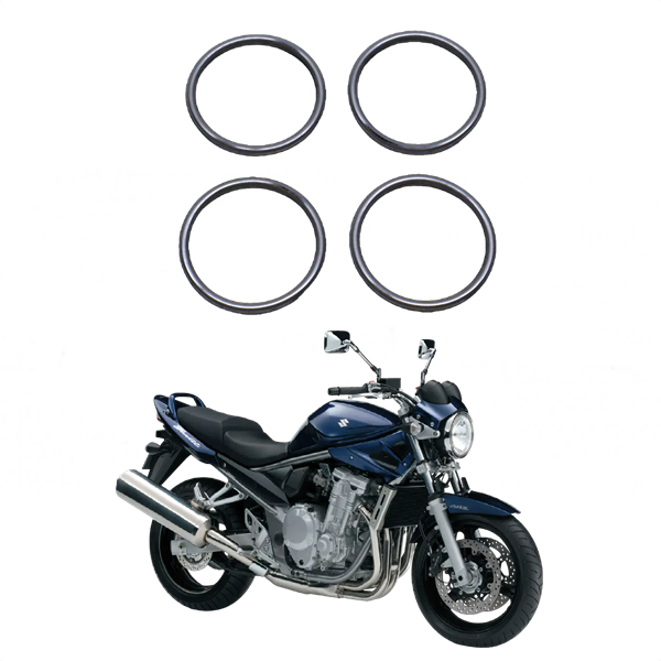 Anel De Vedação Escape Suzuki Bandit 650 ( 4 Pçs )