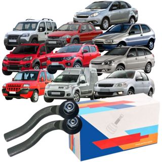 Par Terminal Direção Perfect Fiat Palio 1.0 8v 2007 2017 em Oferta na Shopee