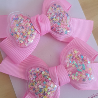 Parzinho de laco de menina coloridos, laços escolares. em Oferta na Shopee