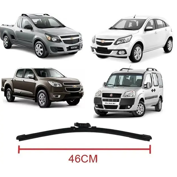 Palheta Limpador ParaBrisa - Tamanho 18'' - Encaixe Especifico - Agile / Montana / S10 / Trailblazer após 2010 - APX5518