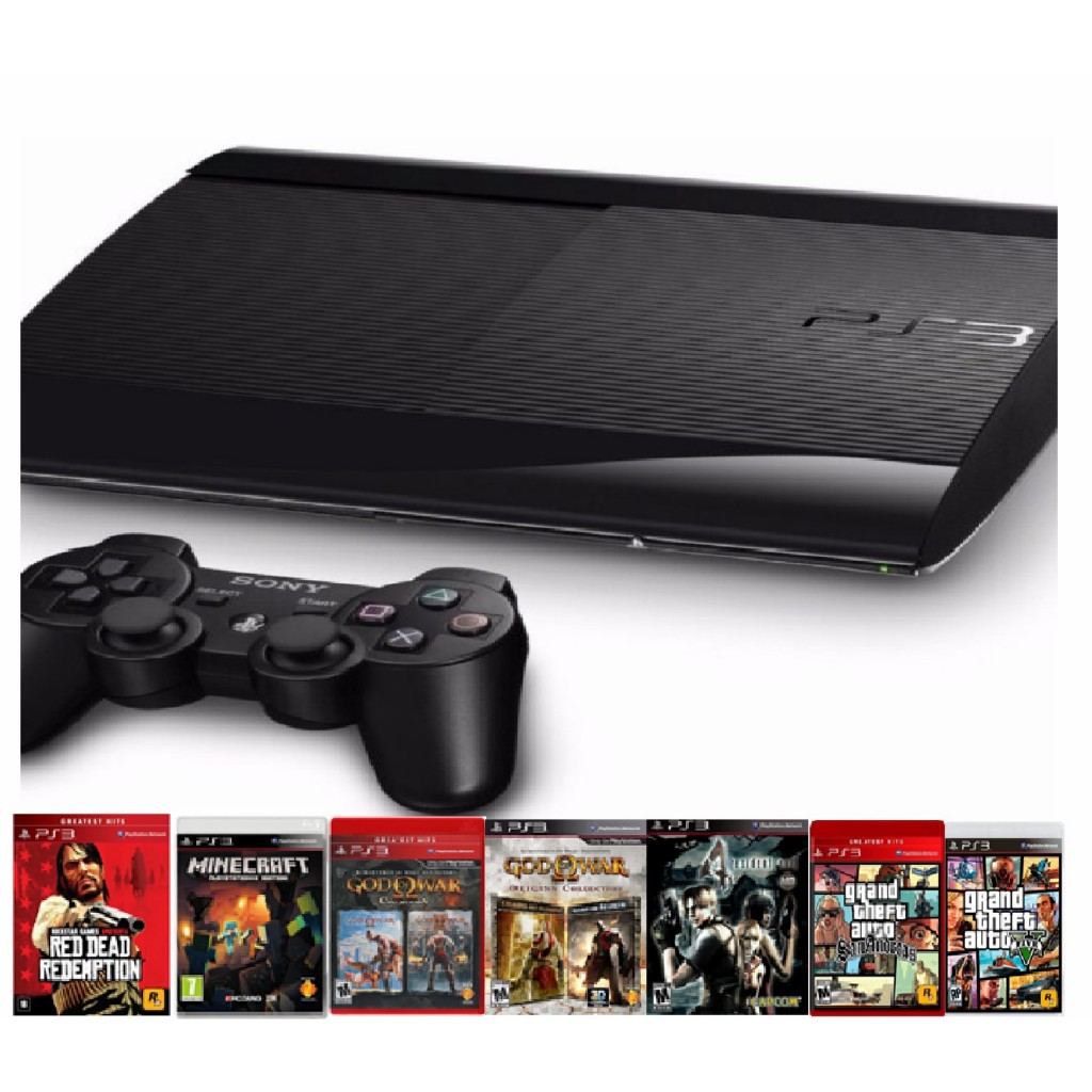 Playstation 3 Ps3 Super Slim com 1500 Games