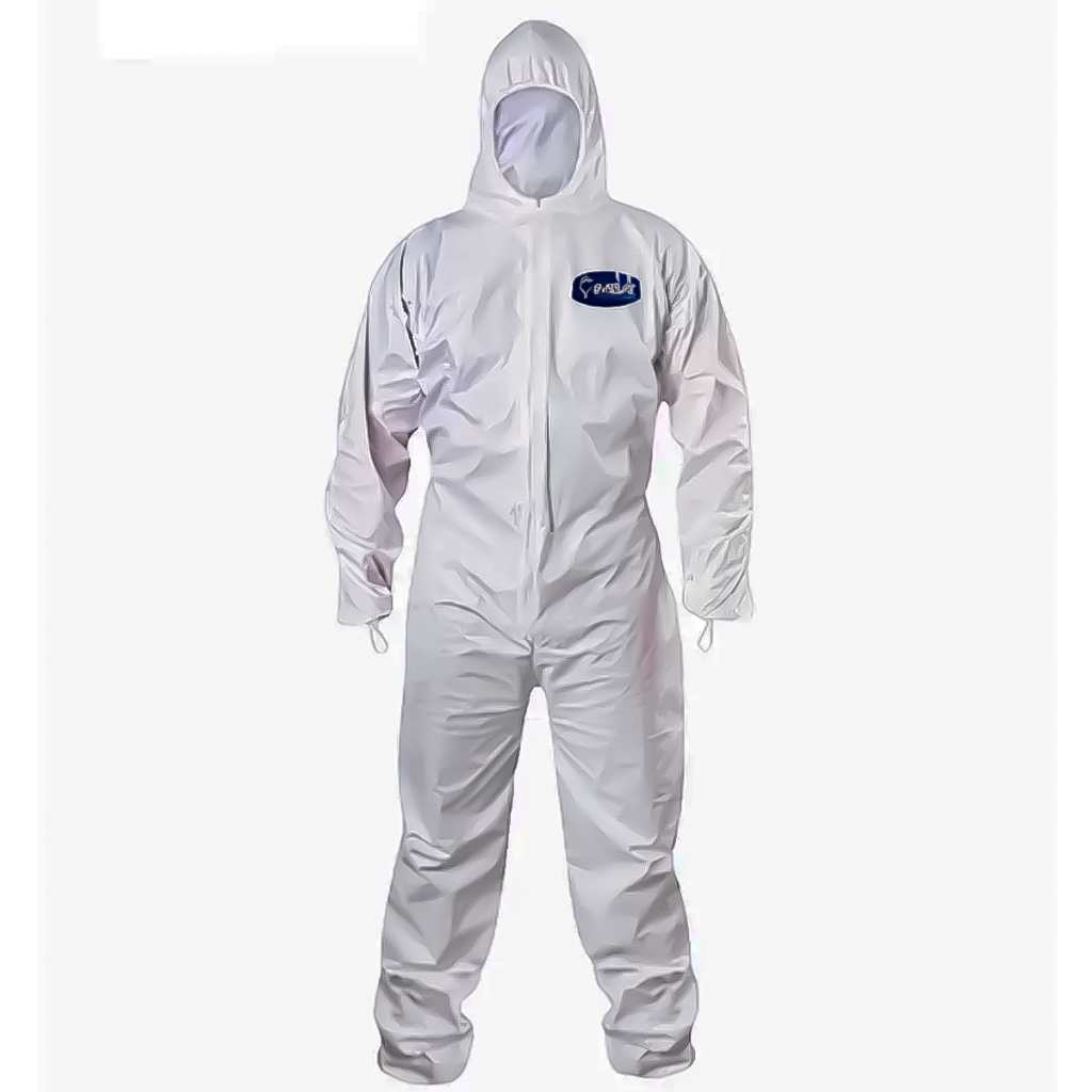 Macacão Protetor Químico Tamanho G Protege Contra Produtos Ou Substâncias Perigosas em Oferta na Shopee
