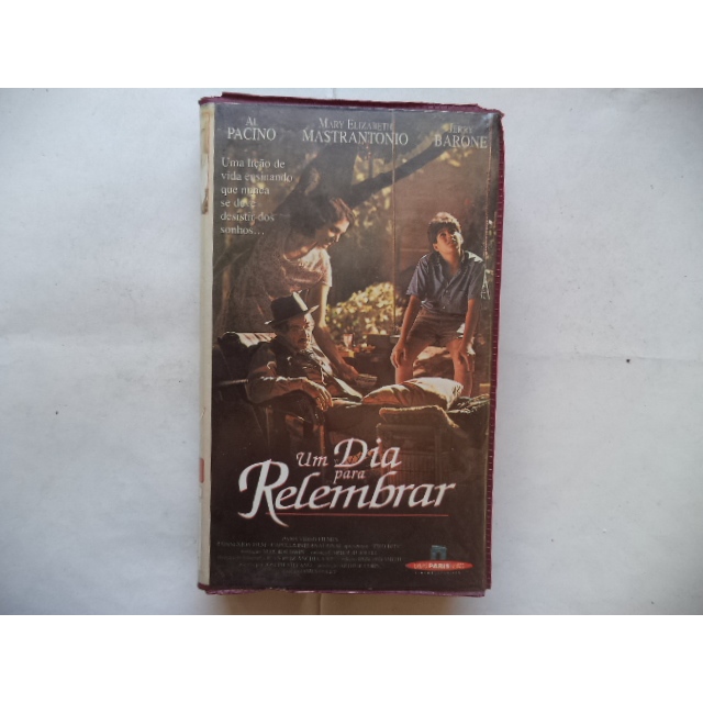 Fita Vhs Um Dia Para Relembrar Original Legendado Al Pacino drama