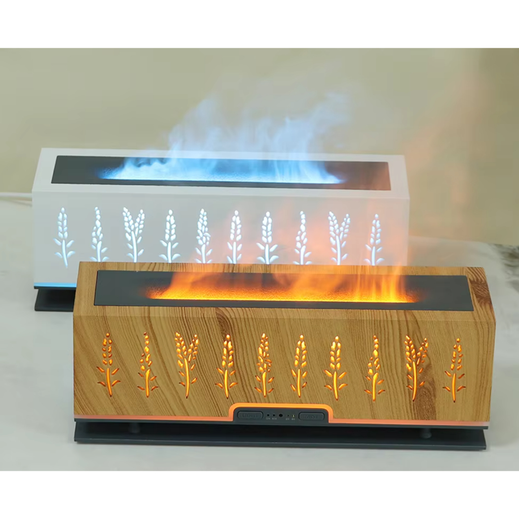 Difusor Aromatizador De Ambientes Eletrico Simula efeito Chamas Purificador de Ar Casa Trigo Casa