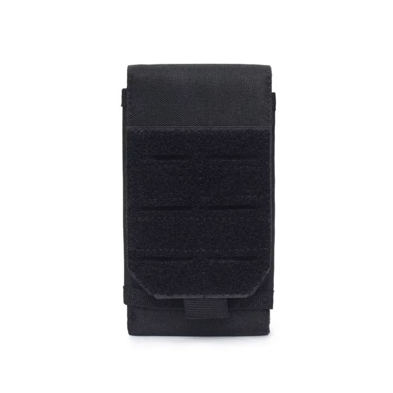 Porta Celular com Velcro Nylon 1000D (Cordura) Tático e Modular Sistema Molle Laser Cut EDC