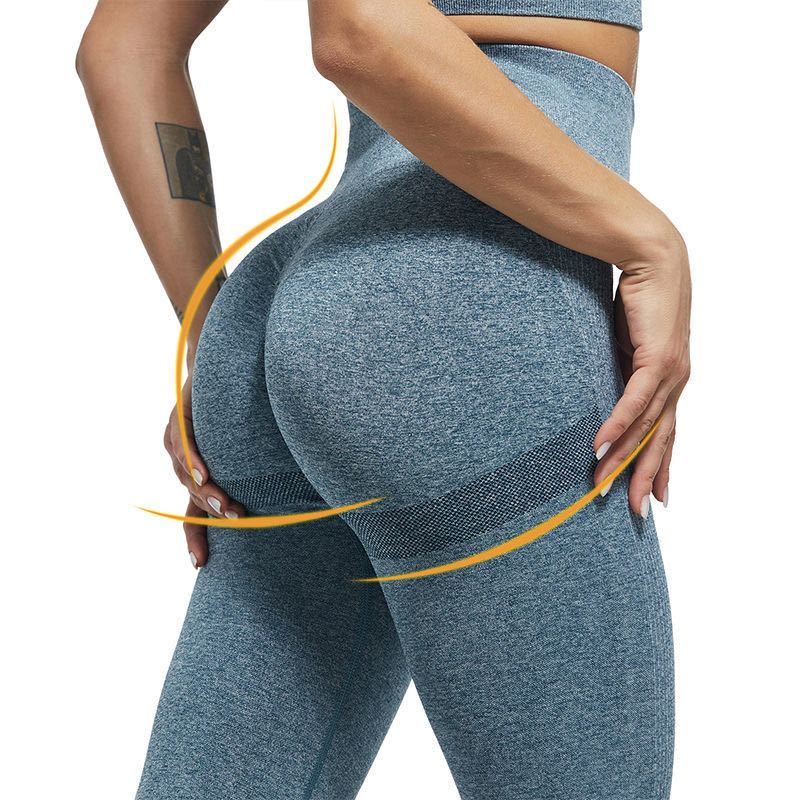Calça Legging Esportiva Academia Yoga Feminina Cintura Alta Elástica Secagem Rápida em Oferta na Shopee