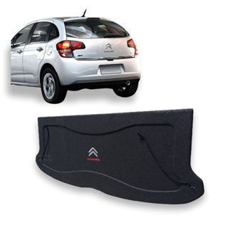 Tampão Porta Malas Citroen C3 G2 Ano 2013 a 2020 Carpetado em Oferta na Shopee