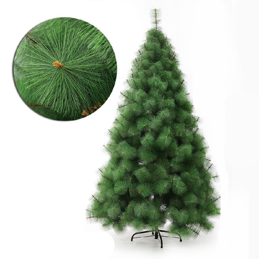 Árvore De Natal Pinheiro 1,80M Com 246 Galhos Apoio De Metal Verde Sala Natal Família Natalina — imagem 2 de 2
