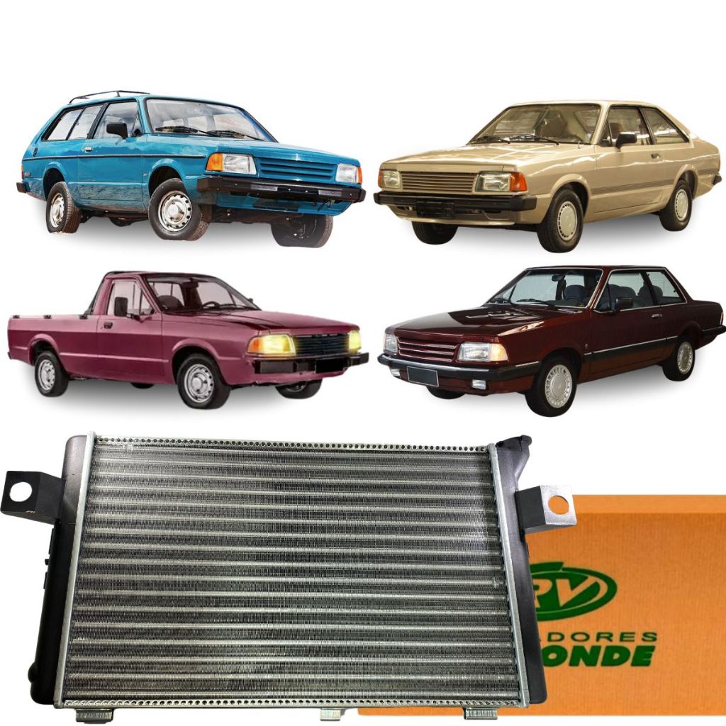 Radiador Água Ford Belina Corcel Del Rey Pampa 1.6 8v Cht