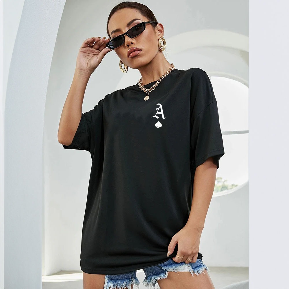 Camiseta Feminina Oversized Streetwear Conforto e Custo-Benefício para Academia