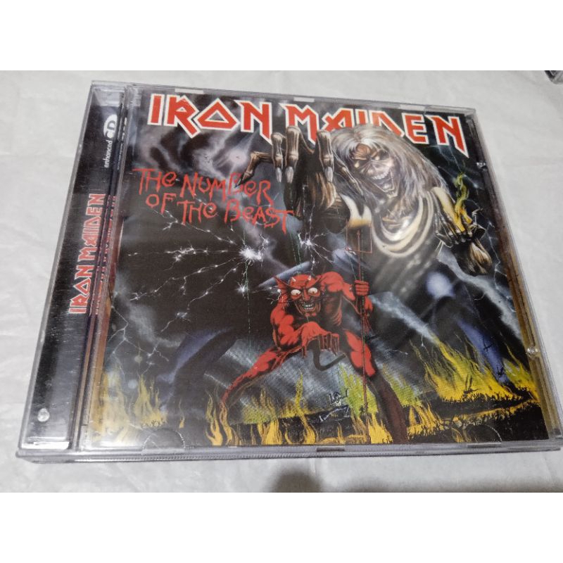CD iron maiden the number of the beast perfeito estado mídia e capa