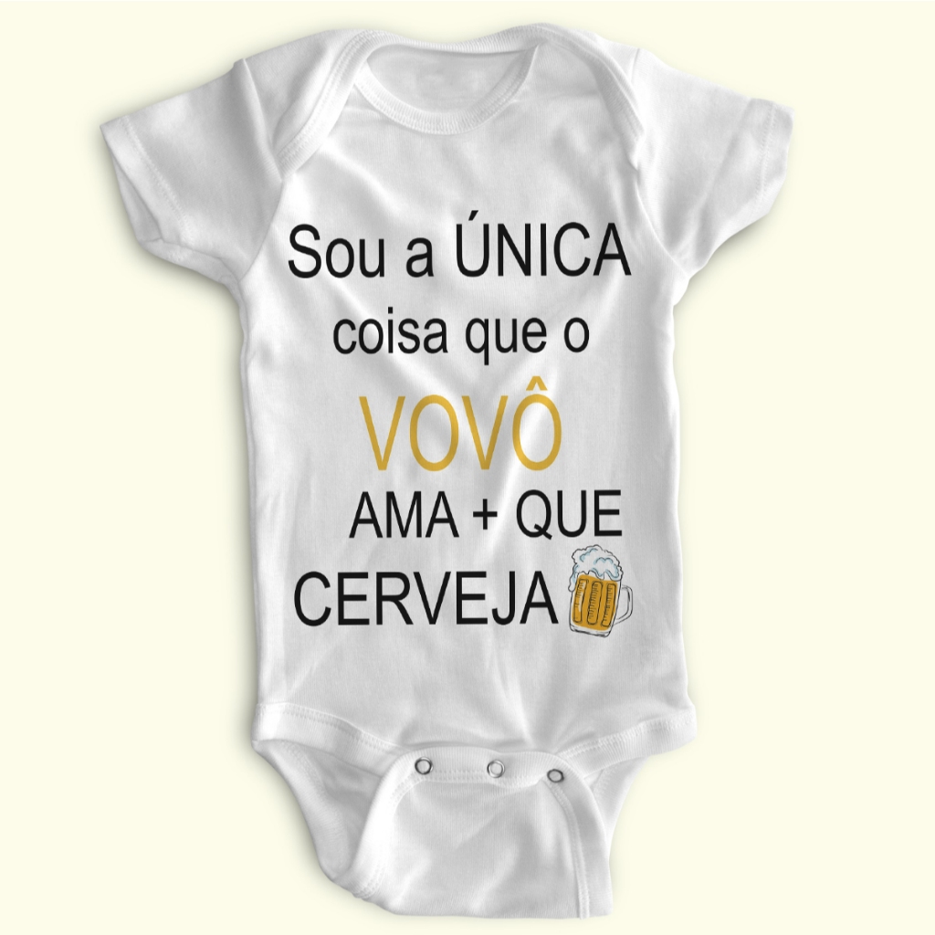 Body Bebê Cerveja: Onde Comprar | BuscaProdutos