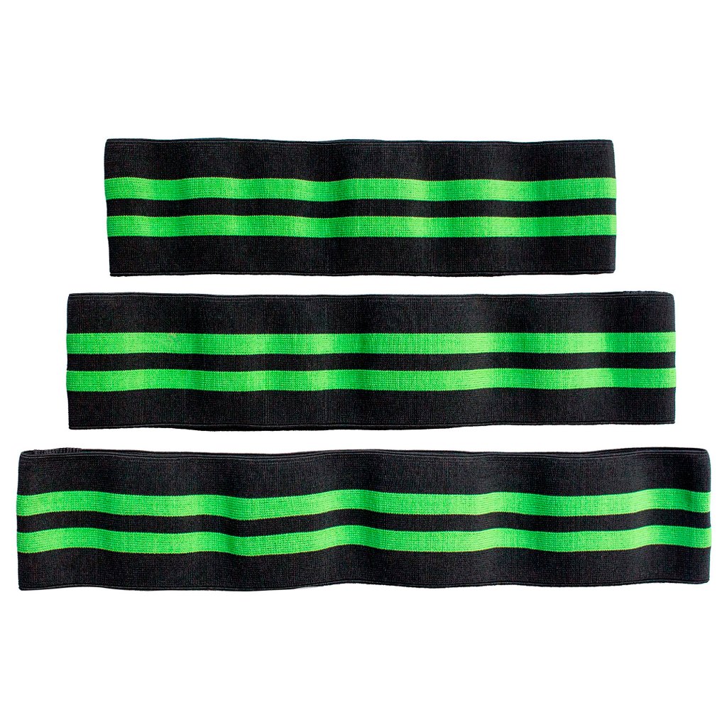 Kit 3 Hip Bands Elastico Forte - Faixas Elastica - Mini Band de Três Intensidades Confortavel