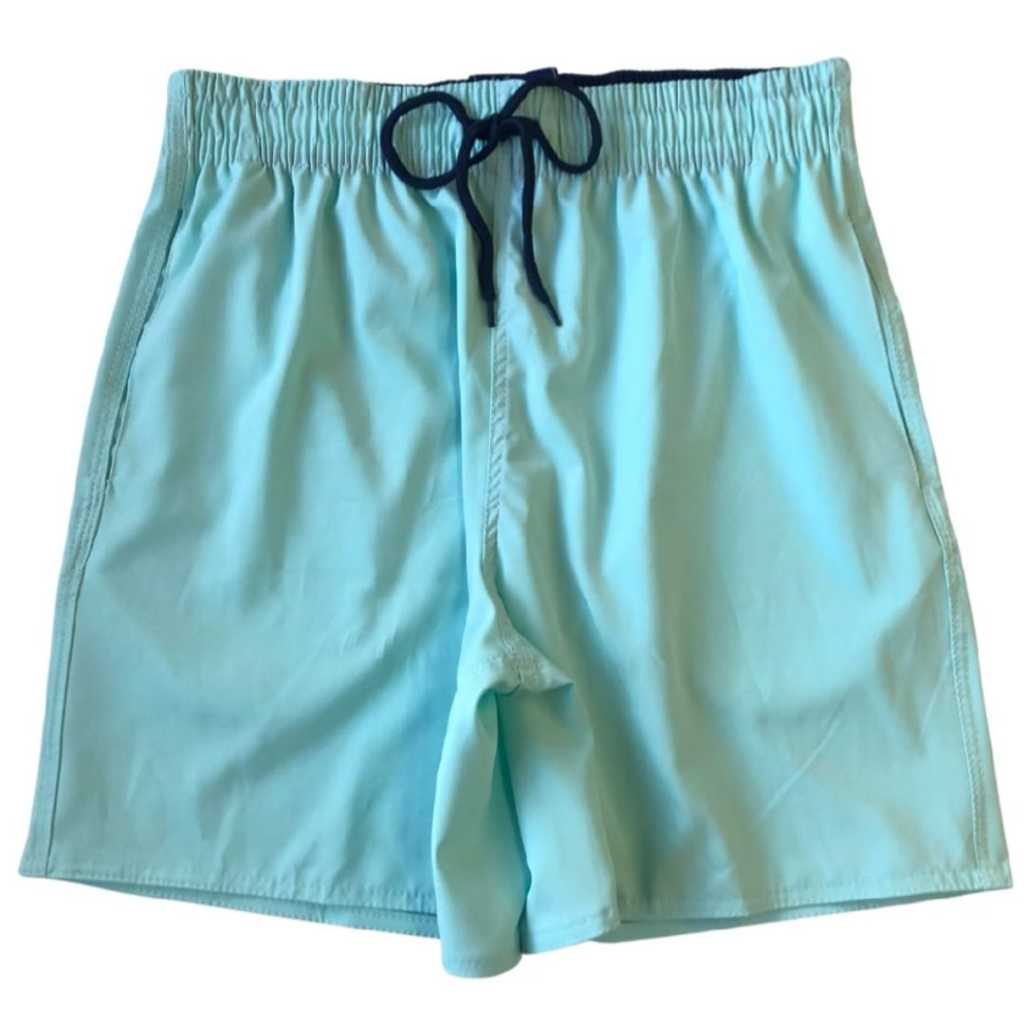 Short Elastano Liso Mauricinho Praia Corrida Treino Academia Premium RAD