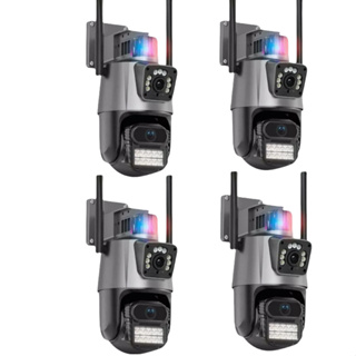 Câmera De Segurança Externa Lente IC ou V380  Dupla Com Sirene Wifi 6mp Full Hd 4K 360graus  Visão Noturna em Oferta na Shopee