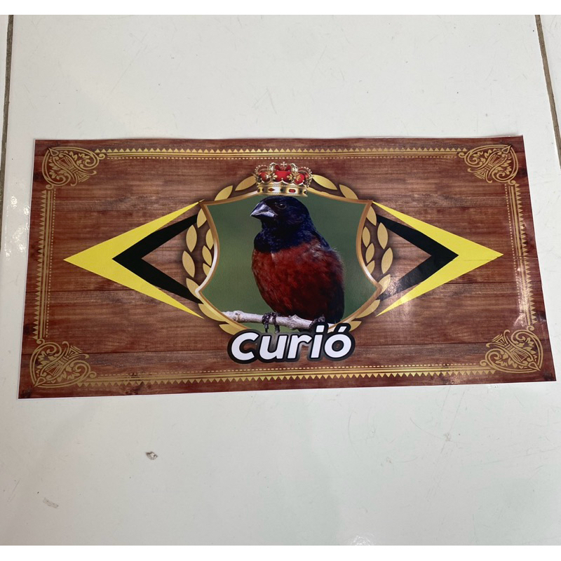 ADESIVO PARA FUNDOS DE GAIOLAS PARA CURIÓ E CANÁRIO PERSONALIZADO