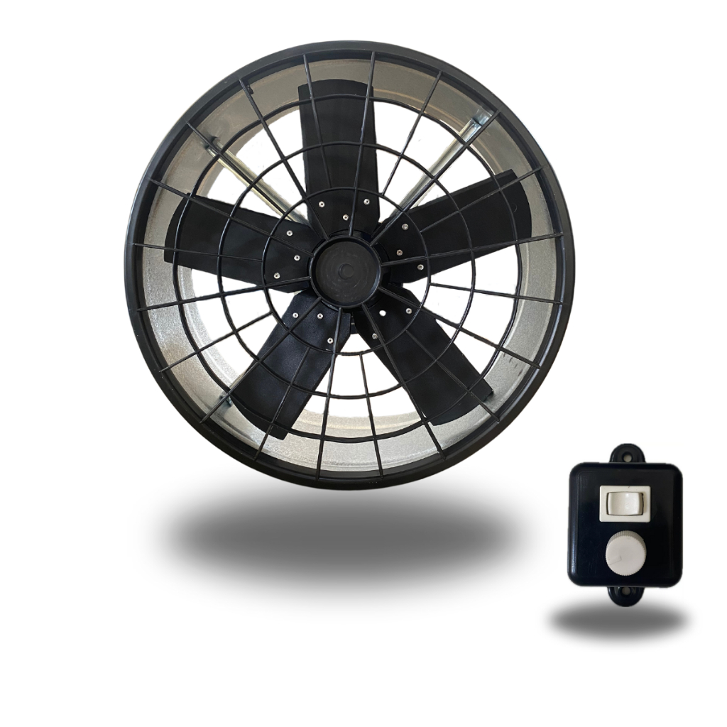 Exaustor Ventilador Industrial 40cm Com Dimmer Controle Velocidade