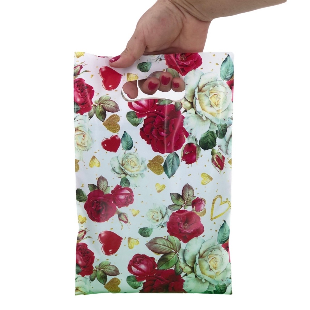 Sacola Boca de Palhaço 391 Tempo de Amar 20x30cm 50un em Oferta na Shopee