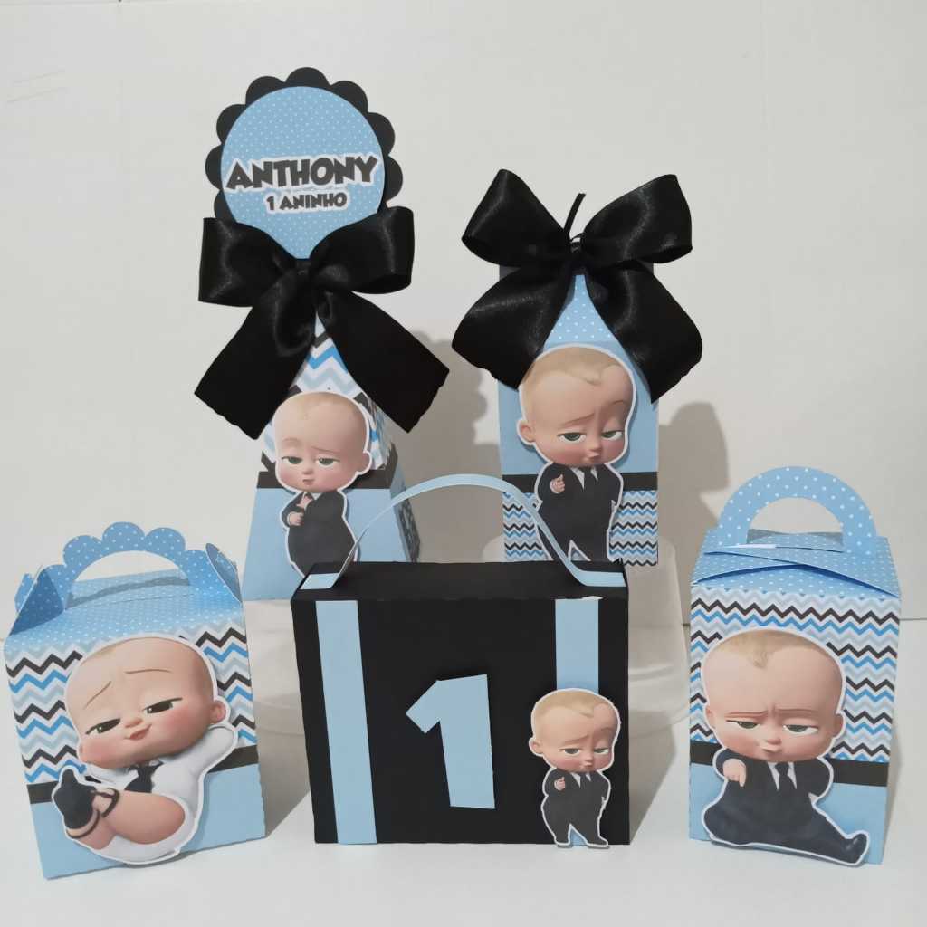 Kit Festa Infantil Poderoso Chefinho - 20 Lembrancinhas - Aniversário - Caixinha Personalizada