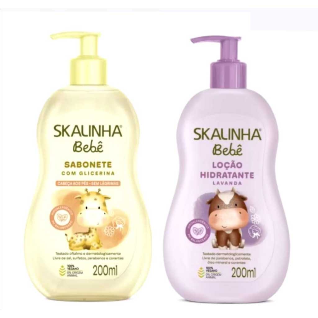 Kit Sabonete Liquido 200ml e Loção hidratante Lavanda 200ml