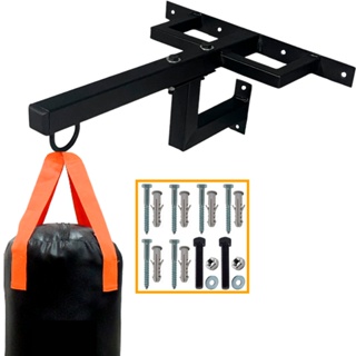 Suporte Para Saco De Pancada Parede Desmontável Reforçado Cor Preto em Oferta na Shopee