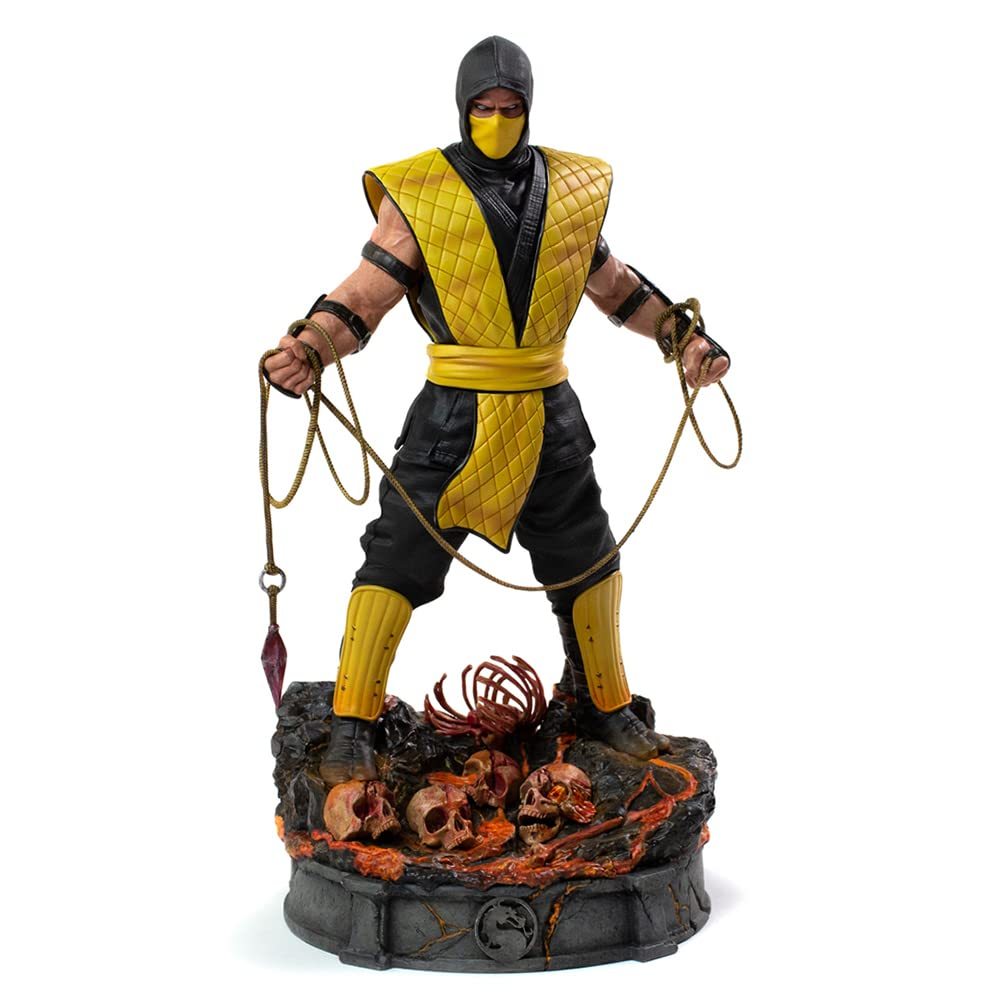 SCORPION - Mortal Kombat Klassic Scorpion 1/10 Limited Edition - Iron Studios / Lacrado PRONTA ENTREGA *** PROMOÇÃO ***