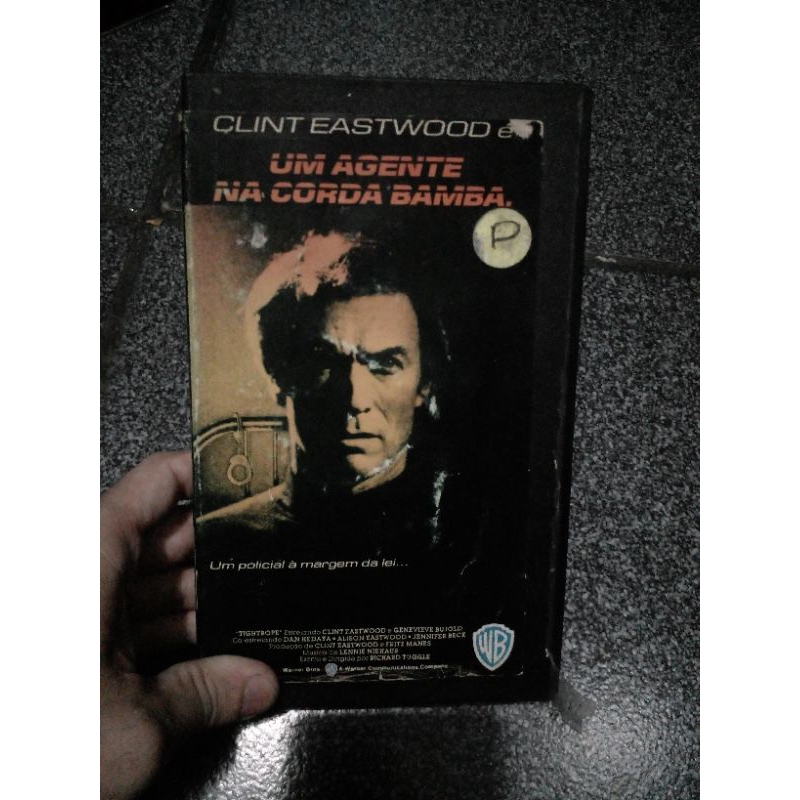VHS Um agente na corda bamba ( legendado) Clint Eastwood