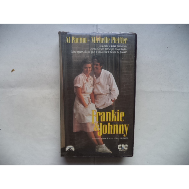 Fita Vhs Frankie e Johnny Original Legendado Al Pacino comédia