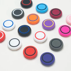 Par de Grip borracha Protetora de Silicone para Analógicos de Controles de PS4/PS5/Xbox Series/One/360 Novo