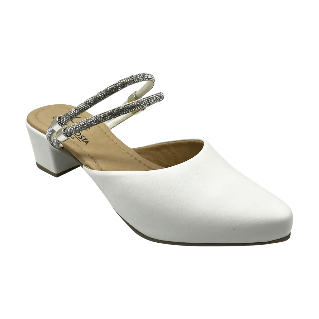 Scarpin Mule 2 em 1 Feminino Sapato Social Bico Fino Feminino Scarpan Mule Salto Baixo