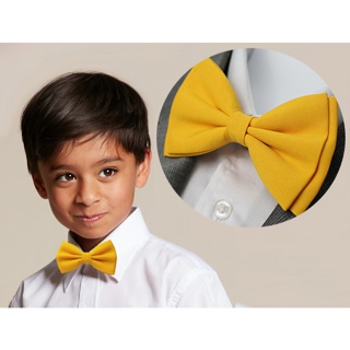 Gravata Borboleta Amarela Infantil Bi40 em Oferta na Shopee