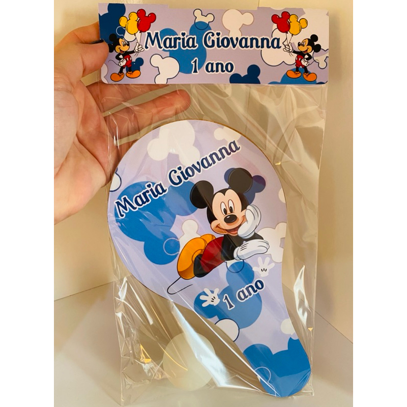 6 Kits Raquetes + Bolinha (Personalizado - todos os temas)