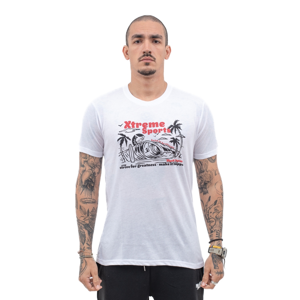 Camiseta Red Nose Wave T-Shirt em Oferta na Shopee