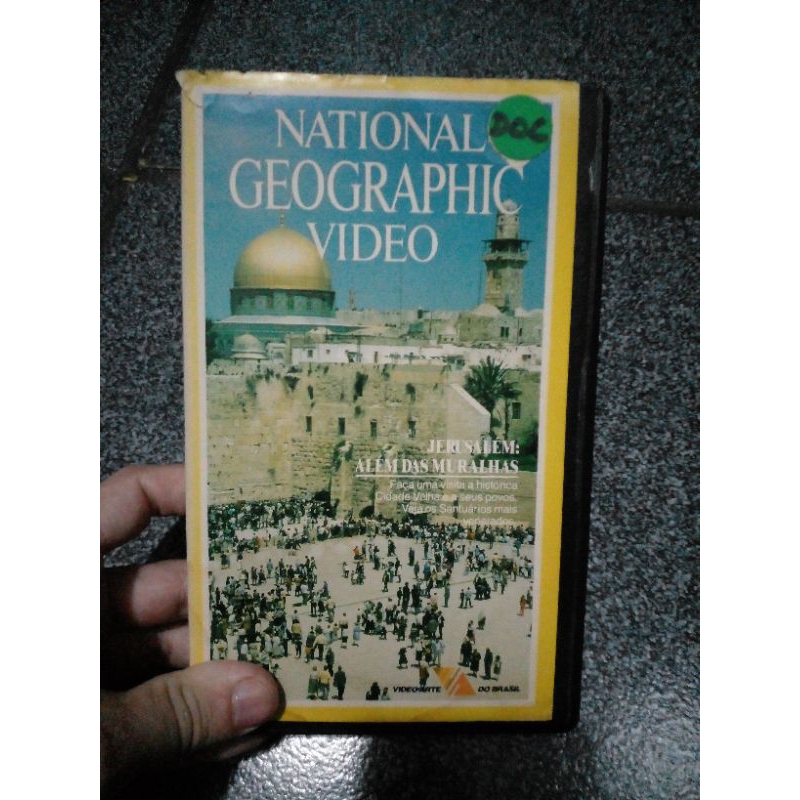 VHS National Geographic Jerusalém além dos muros