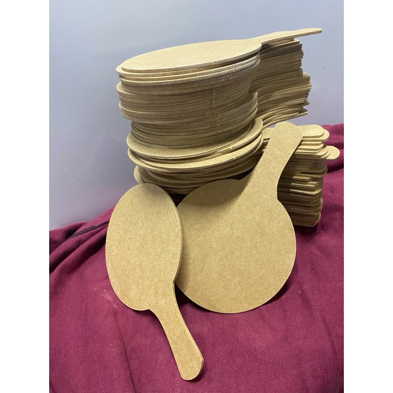 kit 120 Unidades Raquetes MDF Pequena Ping Pong Lembrancinhas de Aniversário
