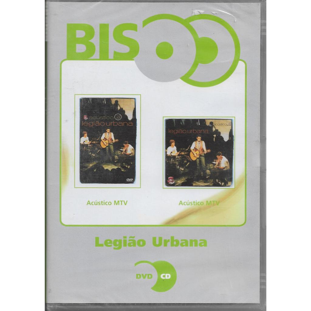 DVD + CD Lacrado Legião Urbana - Acústico MTV - Bis - Raro Original Novo Lacrado De Fábrica