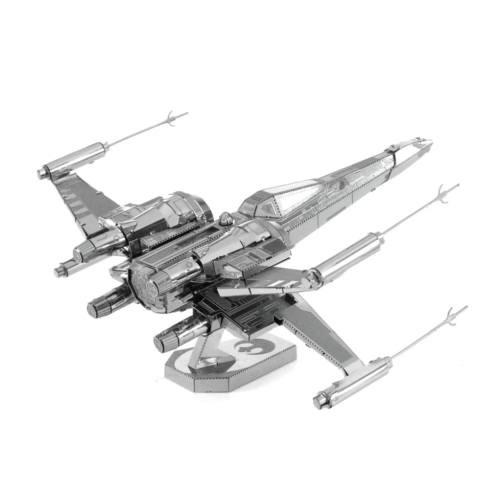 QUEBRA CABEÇA NANO X-WING - CHAPA METALICA - 3D NANO - NAVE LUKE SKYWALKER