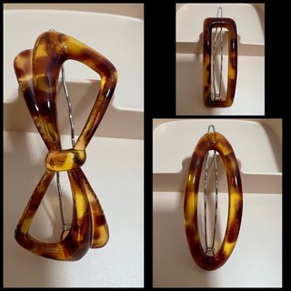 Presilha tipo Grampo retro vazada Luxo Moda Fashion