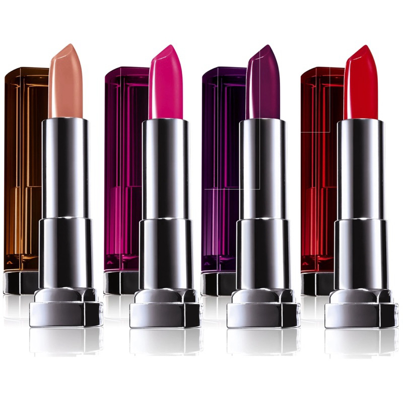 Batom Color Sensational de Maybelline acabamento cremoso e matte Original