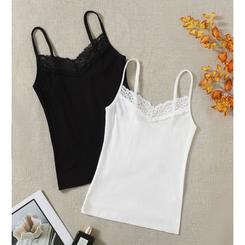 Kit 2 Regata de Alcinha com Renda