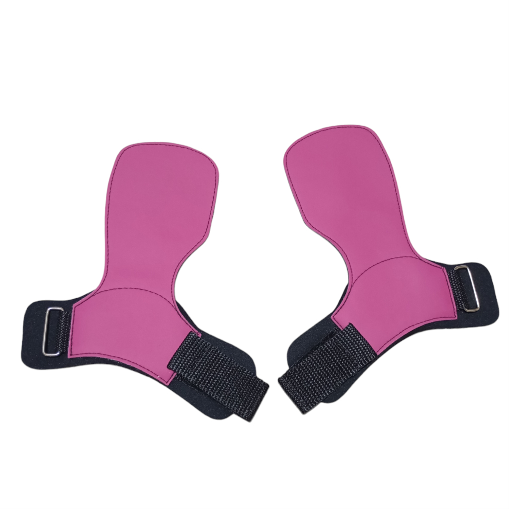 Luva Hand Grip Rosa Couro Sintetico Neoprene Qualidade Premium Feminina Masculina Premium