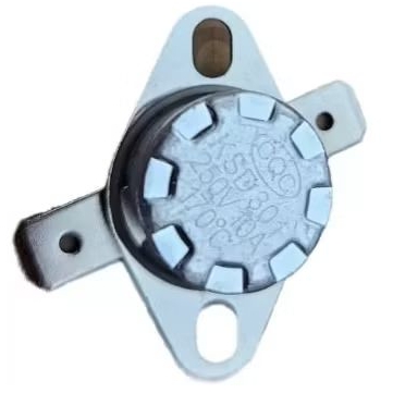 Termostato Ksd301 170 Graus 170°c 10a 250v Normal Fechado base fixa - Original